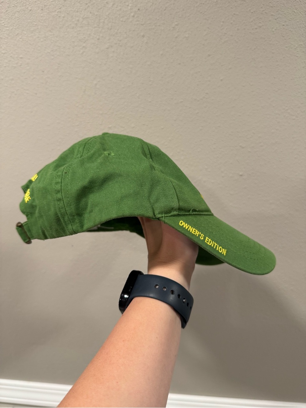 John Deere Green and Yellow Embroidered Logo Cap - Picture 2 of 4